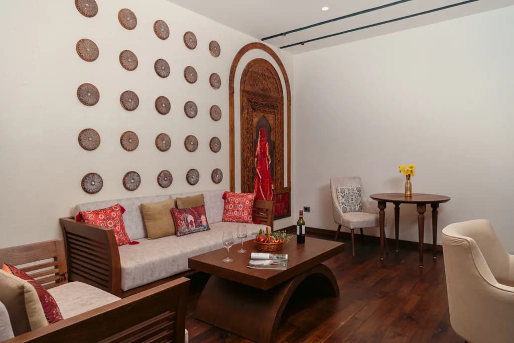 Maharani suite living room